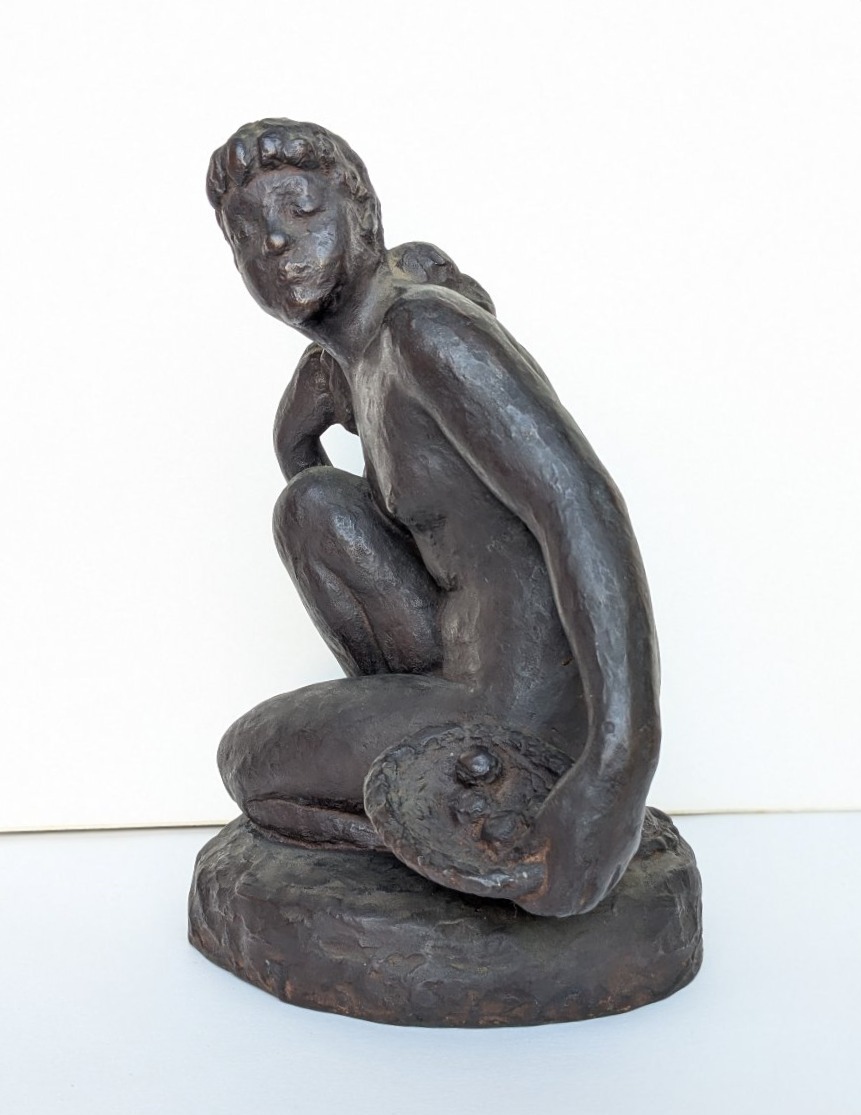 Nude With A Basket Of Fruit - Bronze, Circa 1950 #107-photo-4