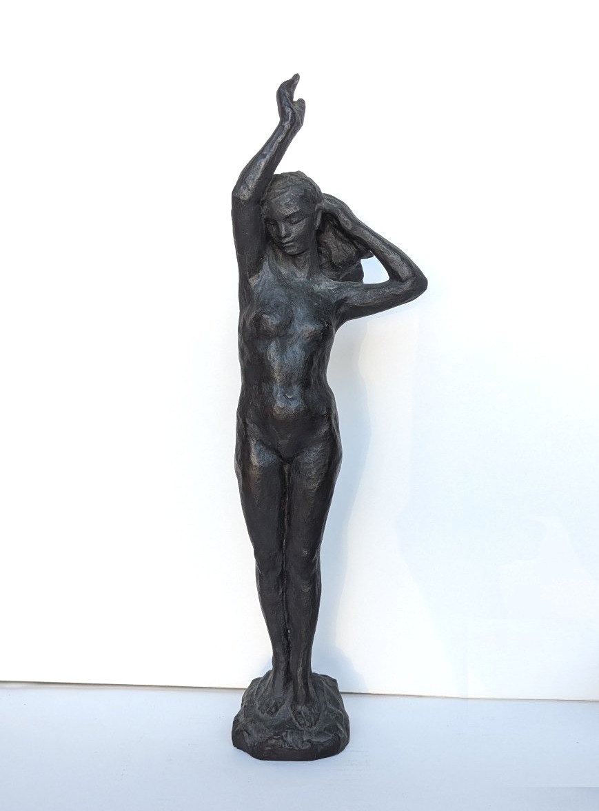 Nu cheveux au vent - bronze circa 1950-60 #199