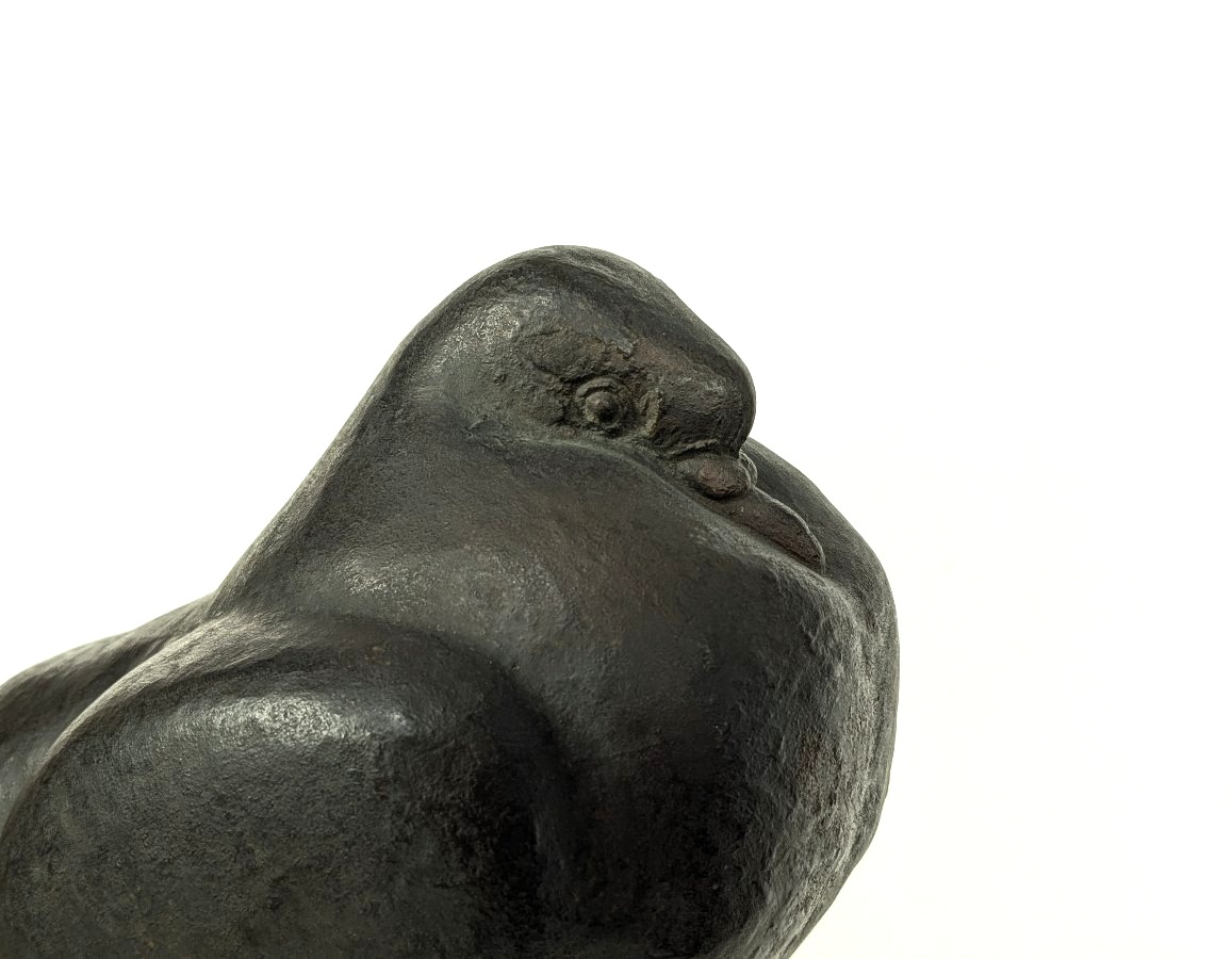 La colombe - bronze  30cm circa 1945-50 par Kichinosuke Hiroi (1906-1986) #133-photo-4