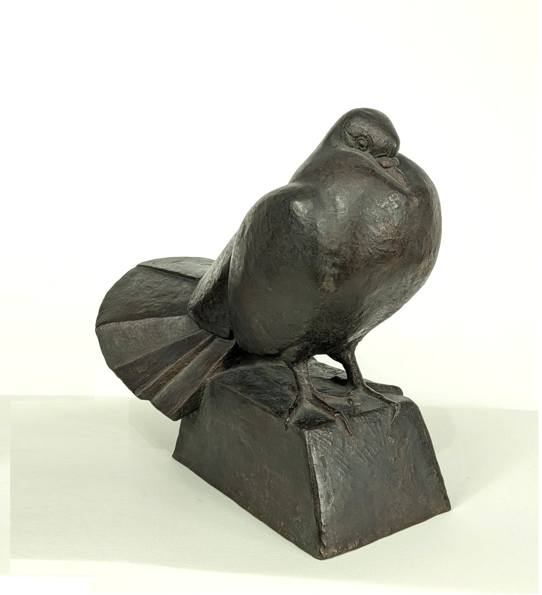 La colombe - bronze  30cm circa 1945-50 par Kichinosuke Hiroi (1906-1986) #133-photo-1