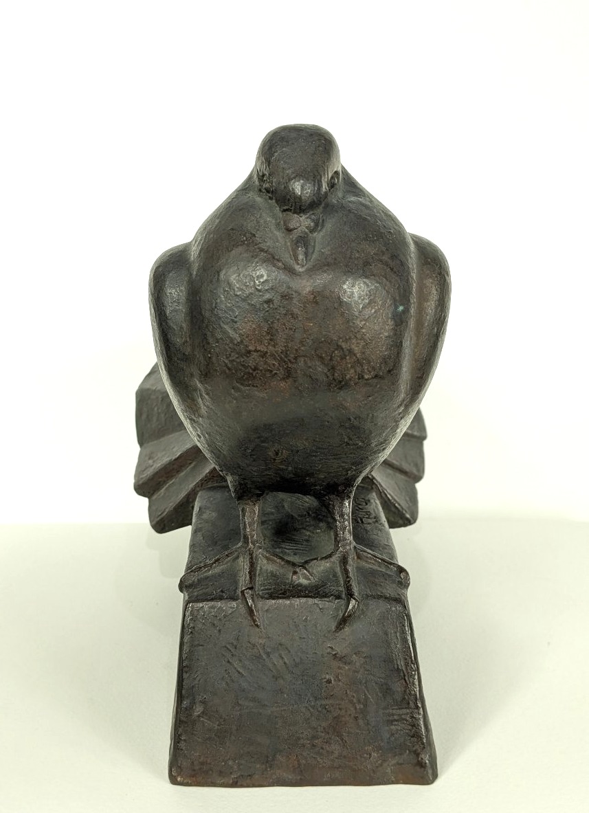 La colombe - bronze  30cm circa 1945-50 par Kichinosuke Hiroi (1906-1986) #133-photo-2