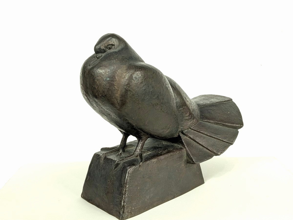 La colombe - bronze  30cm circa 1945-50 par Kichinosuke Hiroi (1906-1986) #133