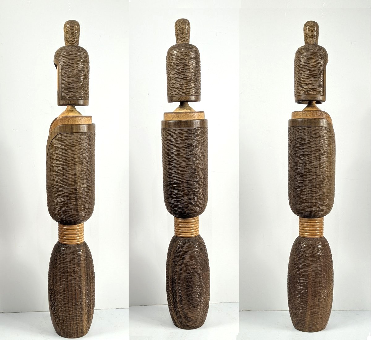 Kokeshi, 72.5 Cm - Hatsune, A Lady - Master Shozan (1932–95) #798-photo-5