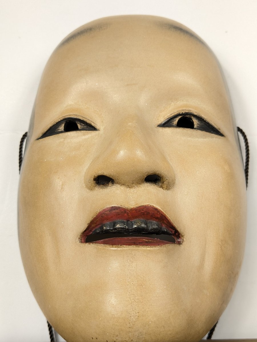 Masque Noh - jeune femme (onna-men) – Japon, vers 1930-1950-photo-2