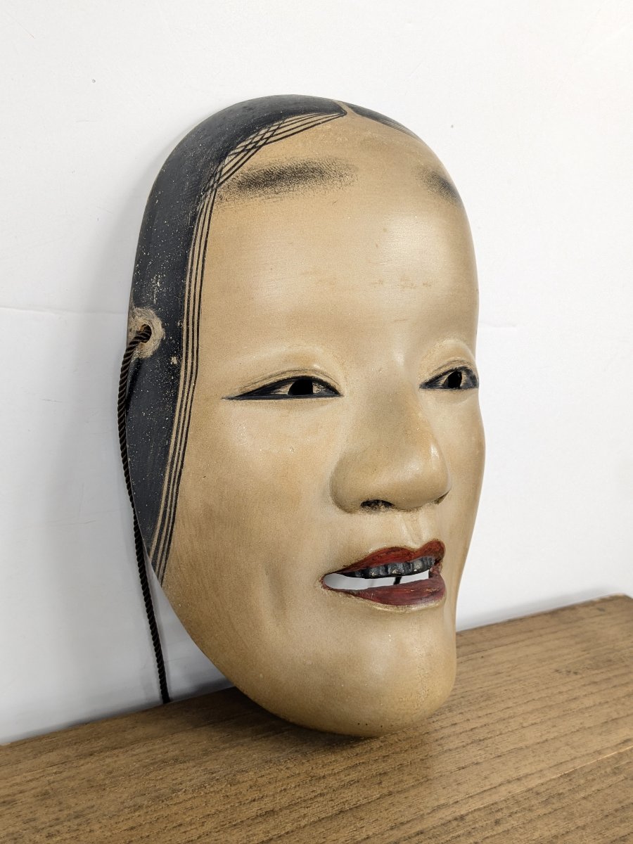 Masque Noh - jeune femme (onna-men) – Japon, vers 1930-1950-photo-5