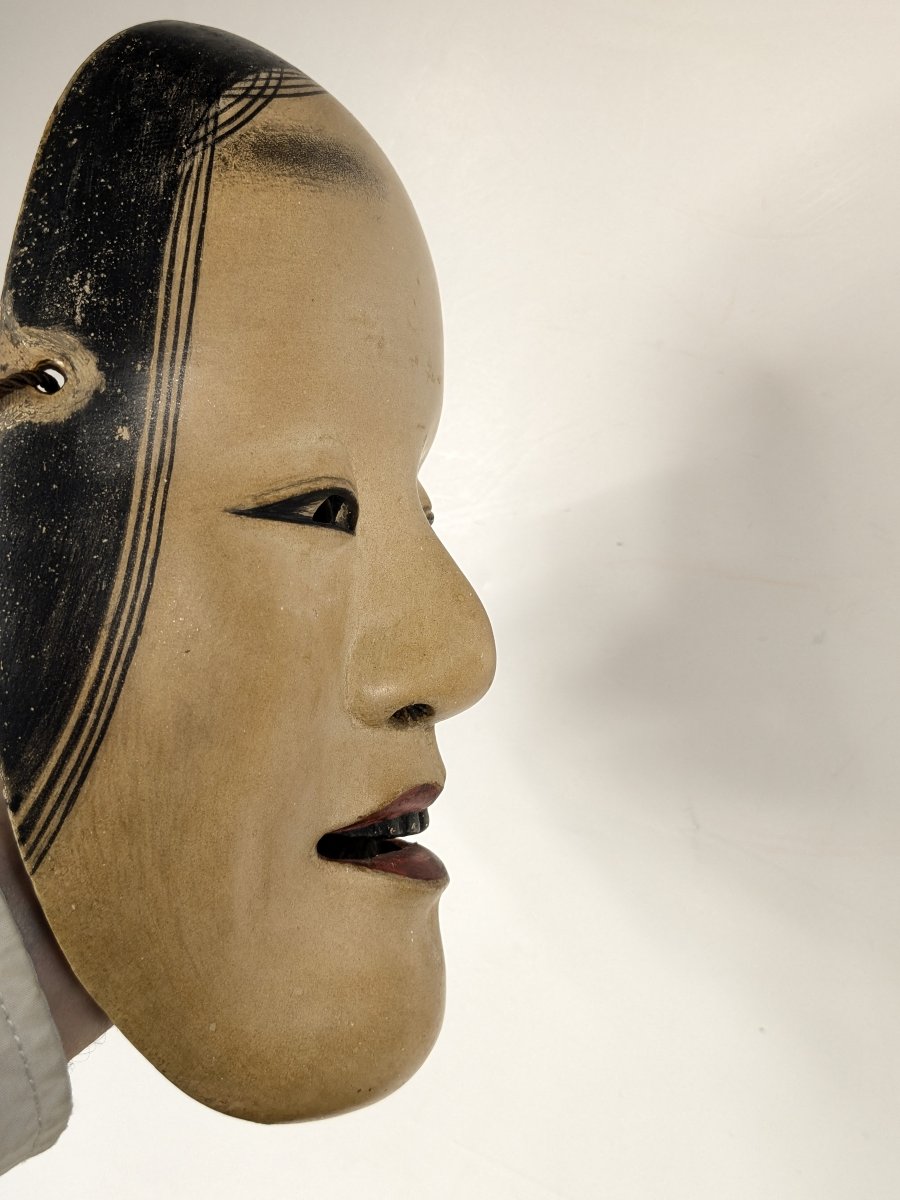 Masque Noh - jeune femme (onna-men) – Japon, vers 1930-1950-photo-6