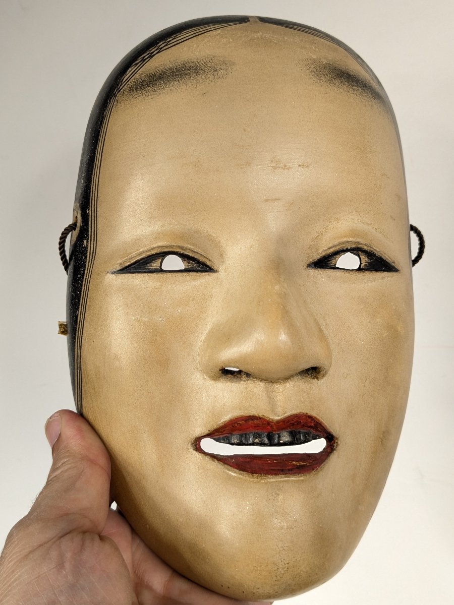 Masque Noh - jeune femme (onna-men) – Japon, vers 1930-1950-photo-7