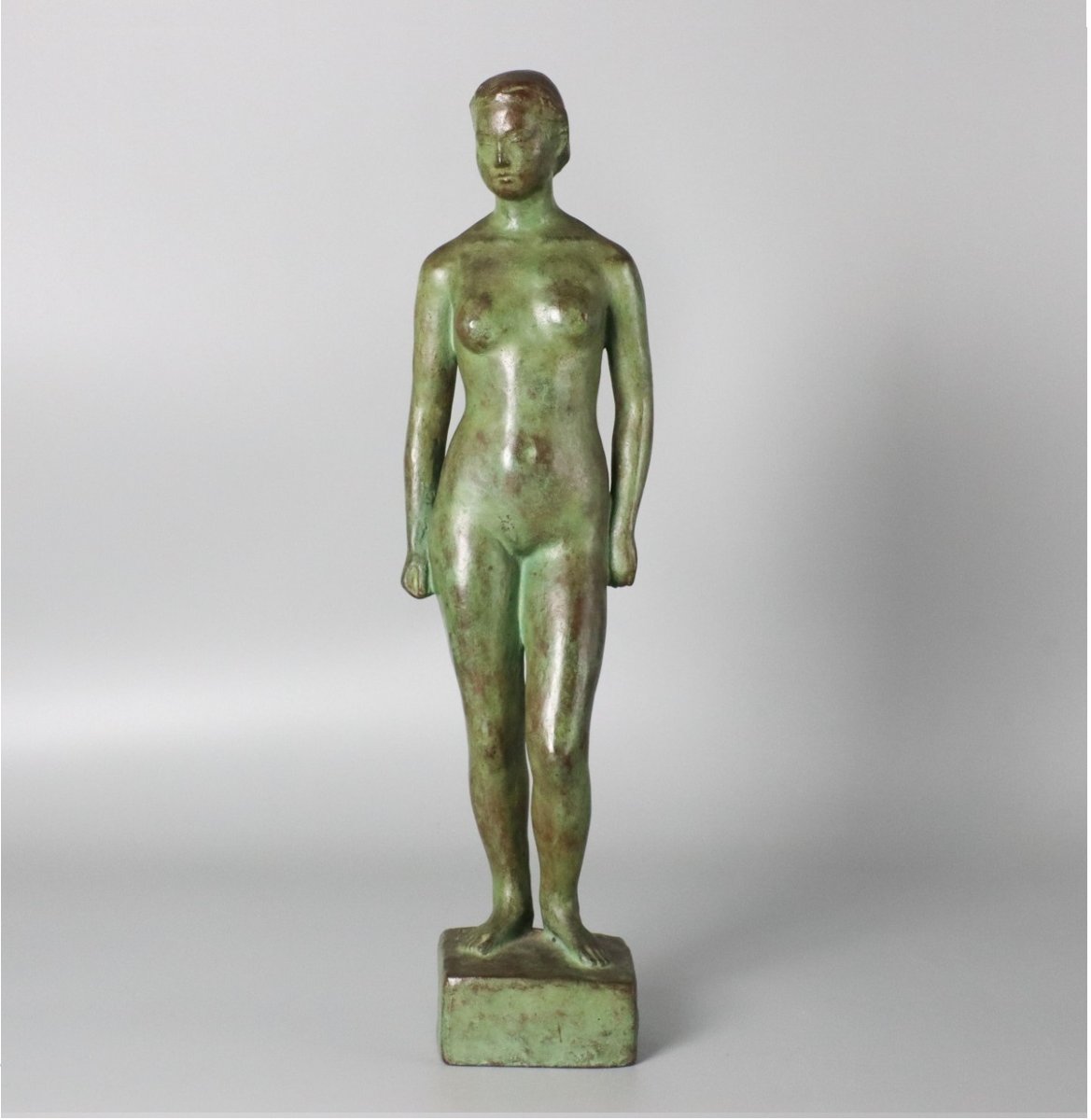 Nu Art déco  - bronze – Danji Seto circa 1950 Japon-photo-2