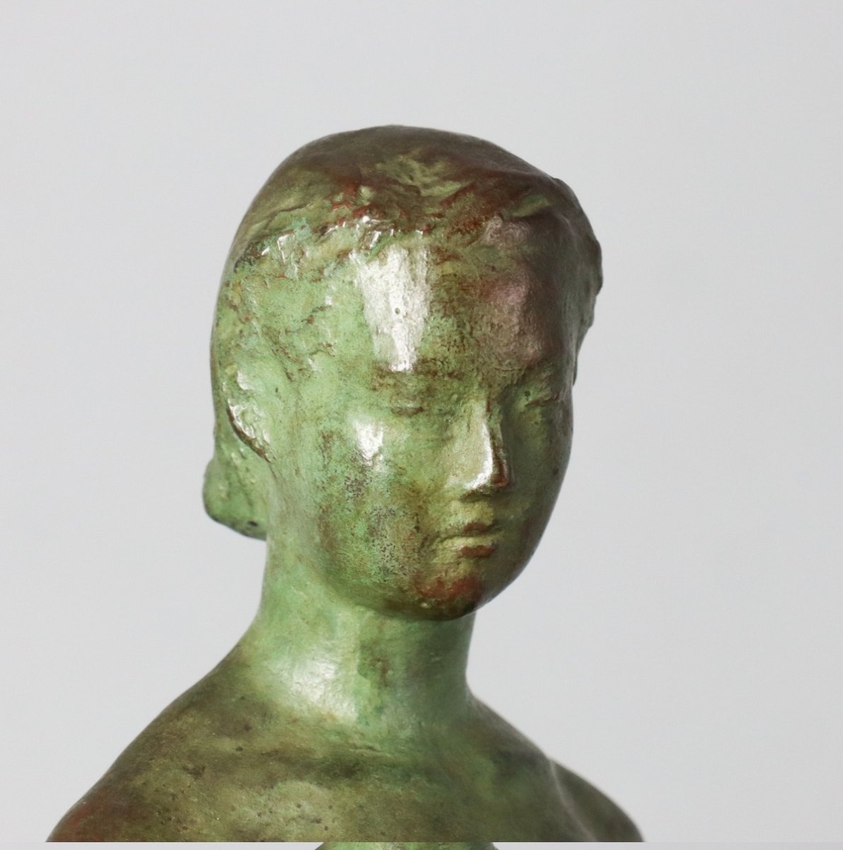 Nu Art déco  - bronze – Danji Seto circa 1950 Japon-photo-3