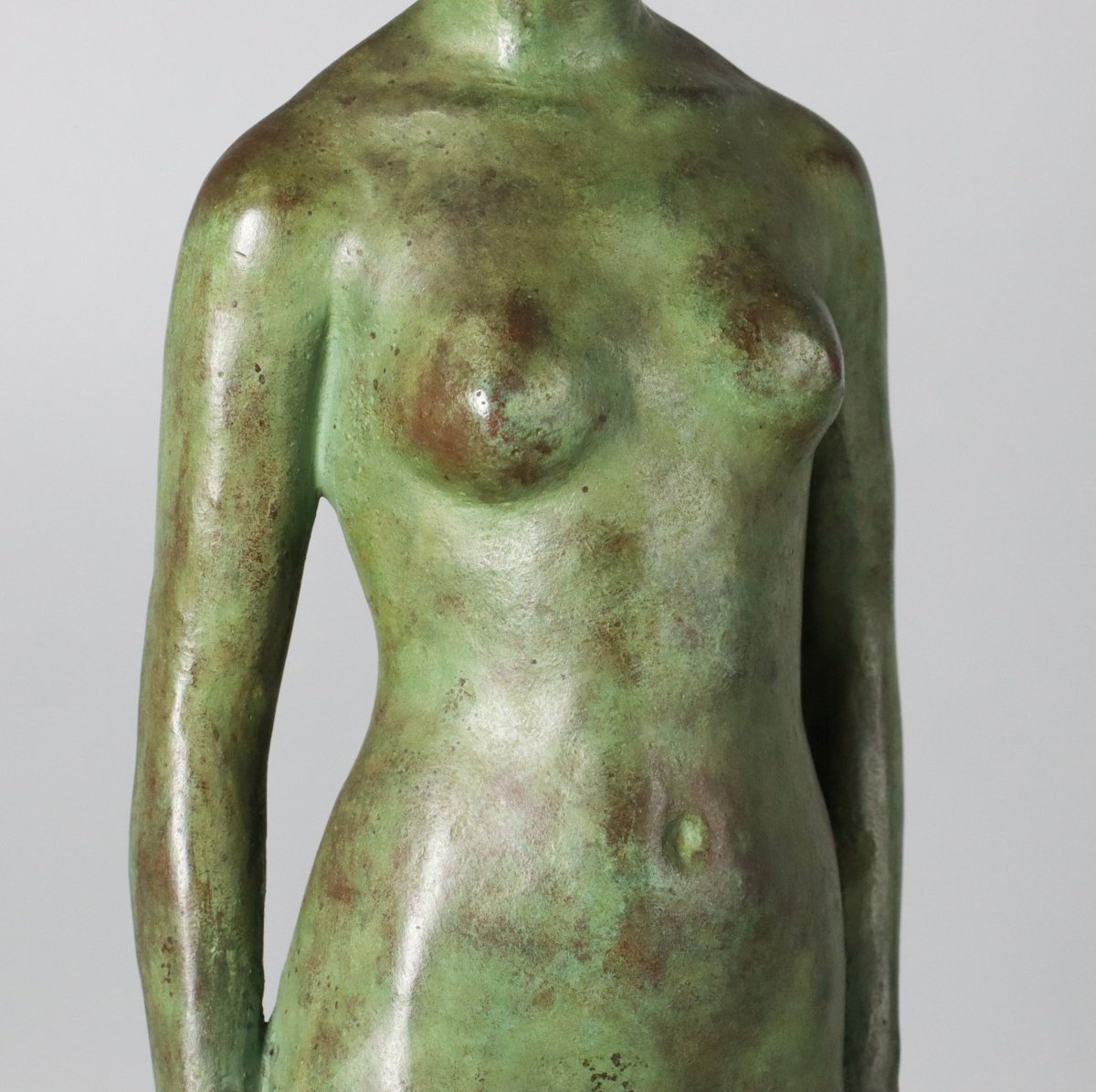 Nu Art déco  - bronze – Danji Seto circa 1950 Japon-photo-4