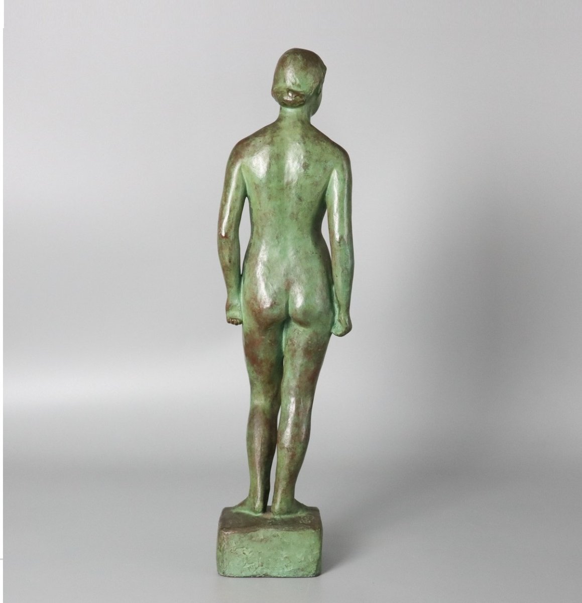 Nu Art déco  - bronze – Danji Seto circa 1950 Japon-photo-1