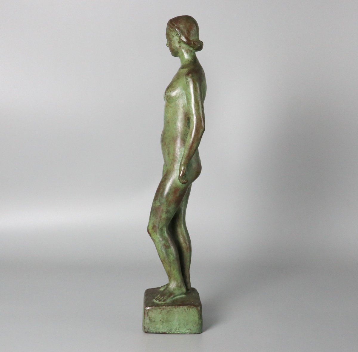 Nu Art déco  - bronze – Danji Seto circa 1950 Japon-photo-5