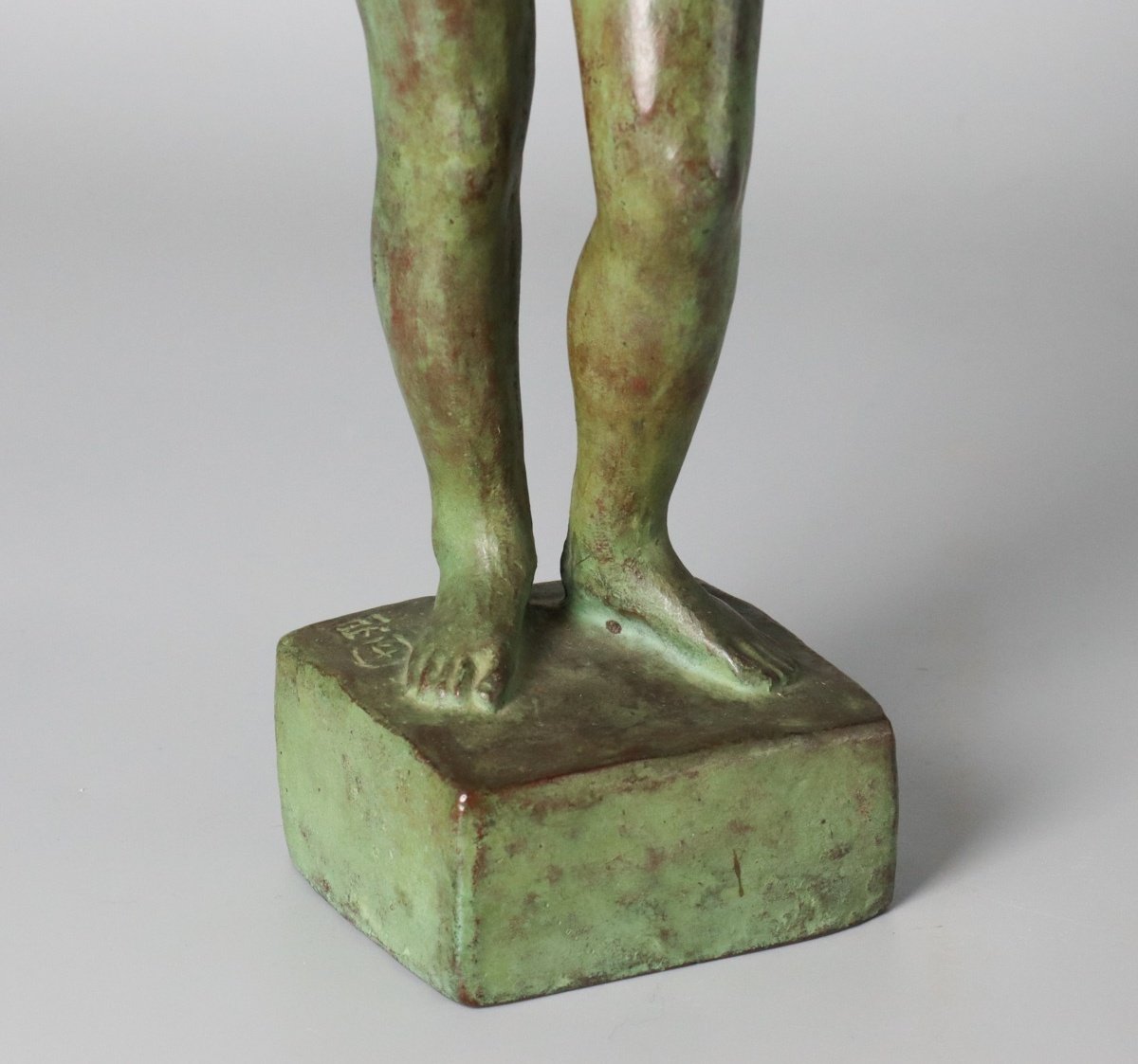 Nu Art déco  - bronze – Danji Seto circa 1950 Japon-photo-7