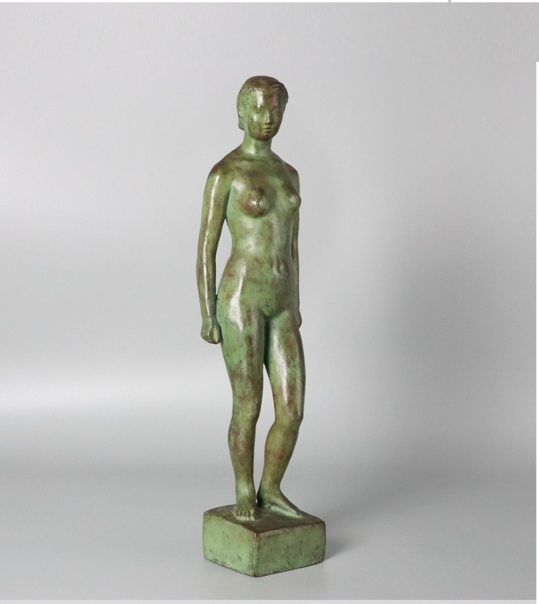 Nu Art déco  - bronze – Danji Seto circa 1950 Japon
