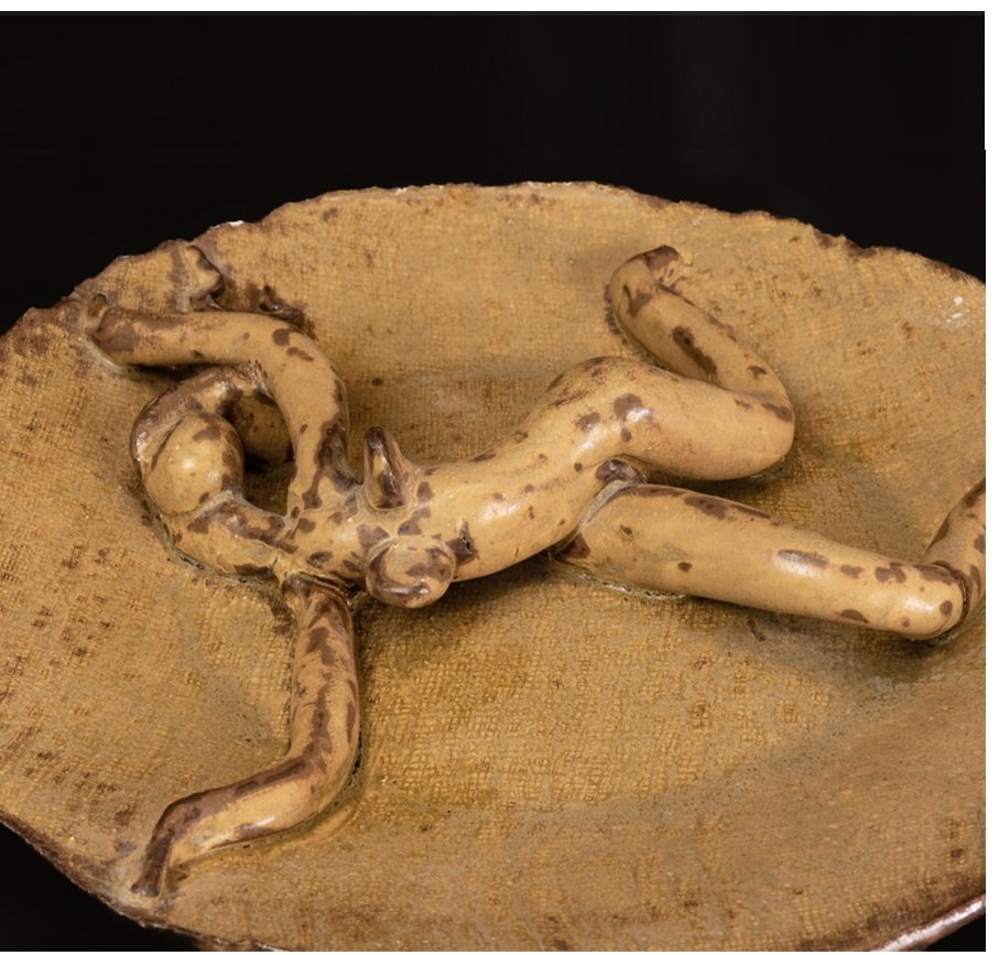 Nymph On A Plate – Ceramic By Masaru Kinouchi (1892–1977)-photo-1