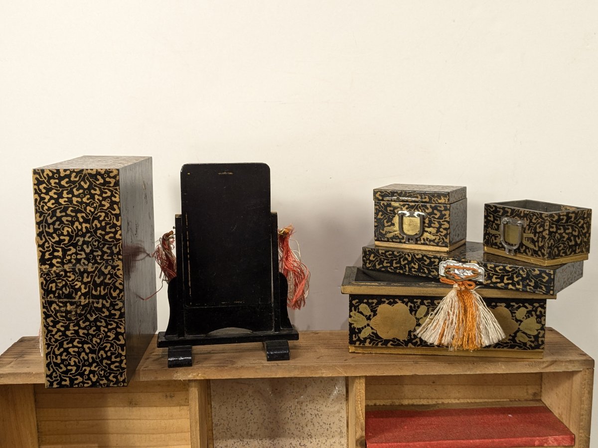 Mobilier de poupée Hina Matsuri Japon Taisho/Showa circa 1930 n°1-photo-2