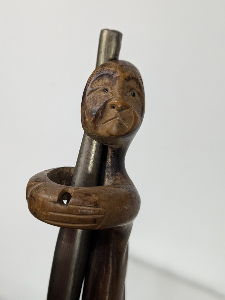 Porte pipe Japon 1930 – décor de personnage.-photo-1
