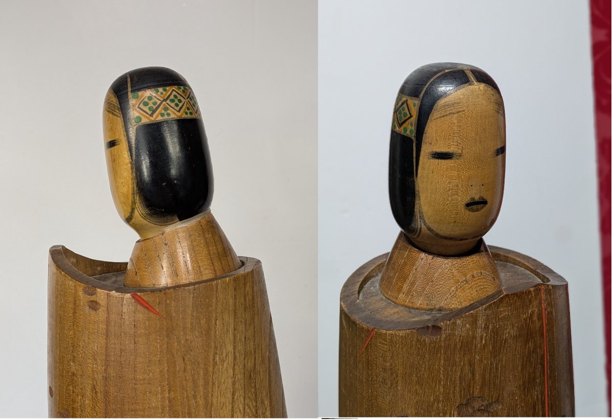 Noh Theater Actor – Figurine By Seiju Kon, Japan, 1950.-photo-8