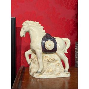 Cheval en céramique - signe du Zodiaque japon circa 1950-60 #9
