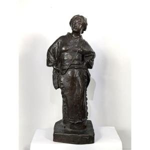 An Okâ-san - Bronze 60cm - Seibo Kitamura 1884-1987 # 764 