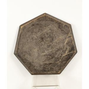 Polygonal Base, Heptagon Taisho / Early Showa Period 1920-30 - Wabi Sabi