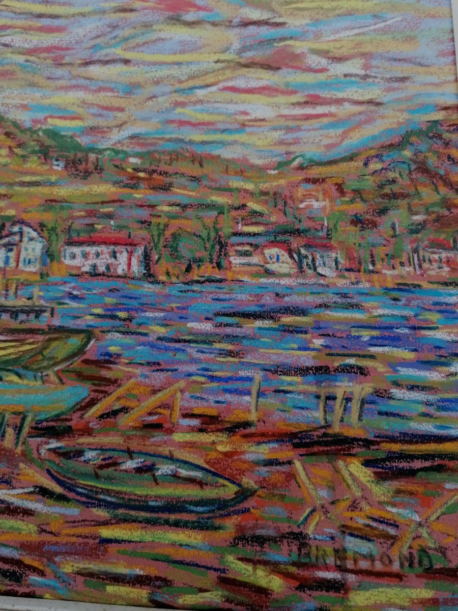 Brémond - Crayon Gras - Canoubiers Bay - Saint Tropez - 1935 - Divisionist --photo-4