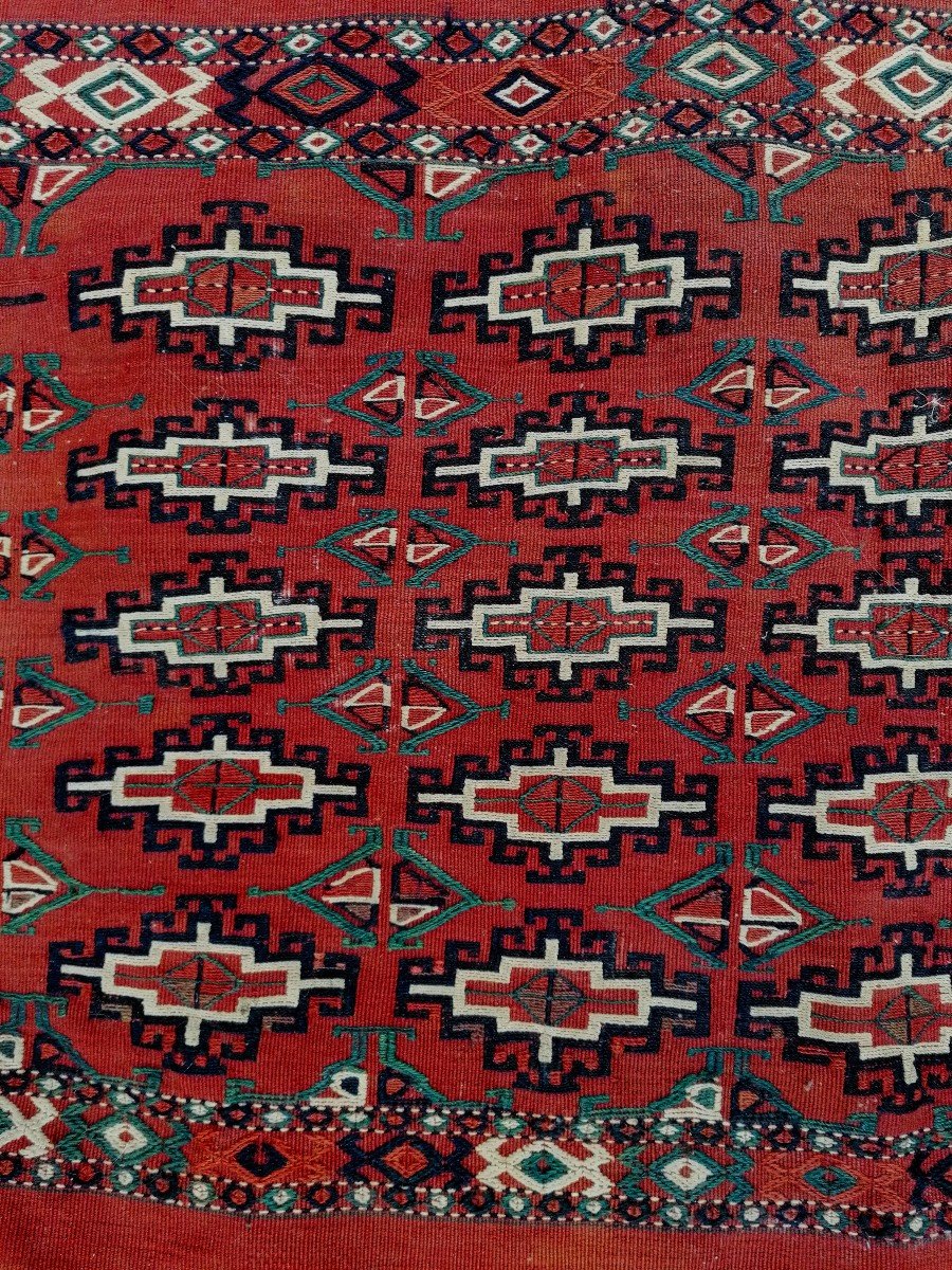 Saddle Cloth - Saddlebag - Central Asia - 19th Century --photo-3
