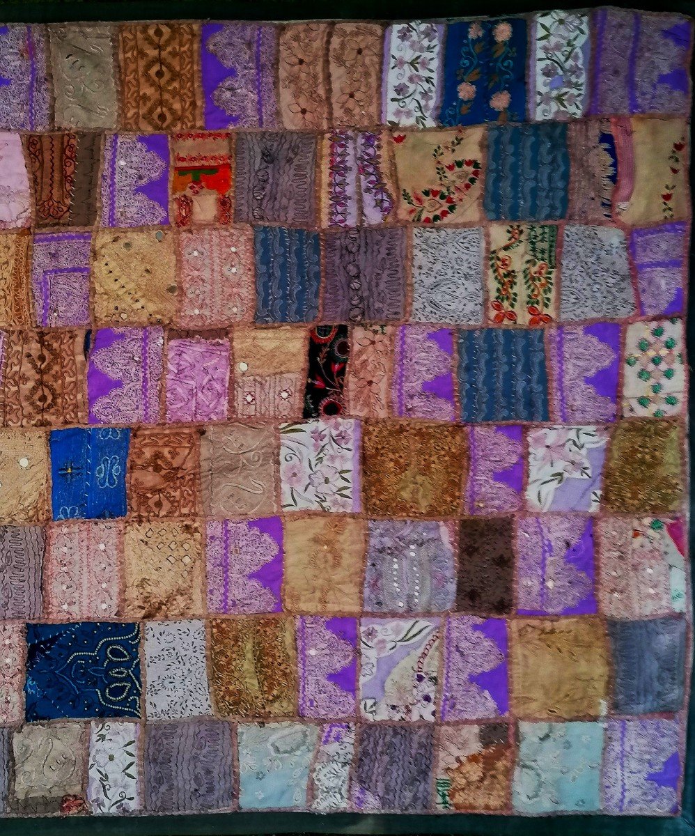 Patchwork - Fabric - India - Early 20th Century - -photo-3
