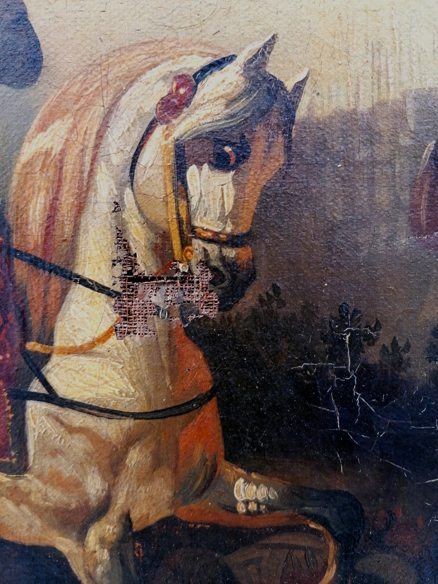 Hippolyte Bellange, Workshop - 19th Century French School - Emperor Napoleon I In Waterloo --photo-4