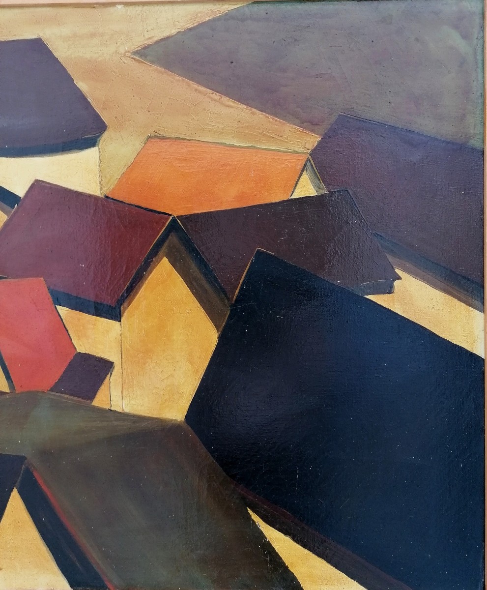 Henri Ratsimiebo - Architect And Painter - Madagascan School - Circa 1968 - -photo-4