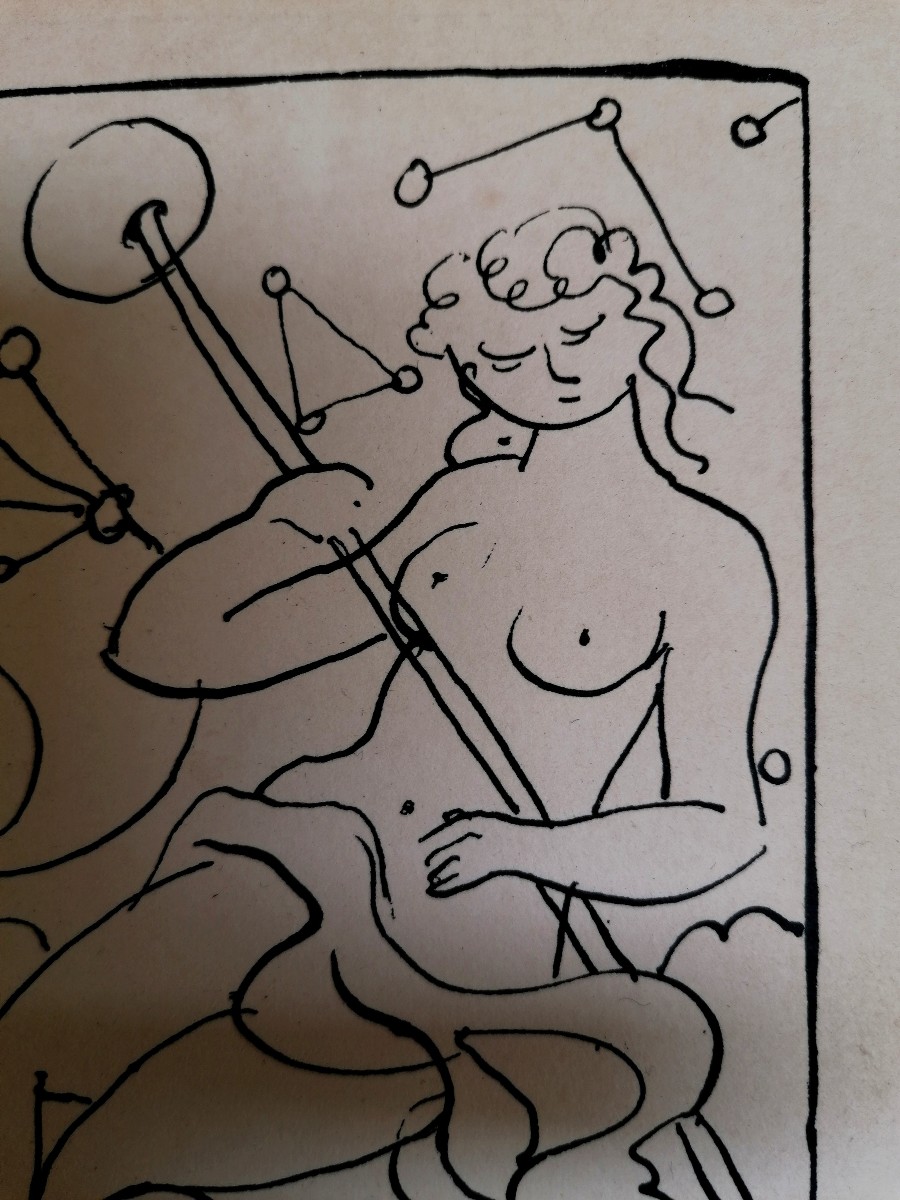 Andre Derain - Engraving - Young Woman In The Clouds --photo-3