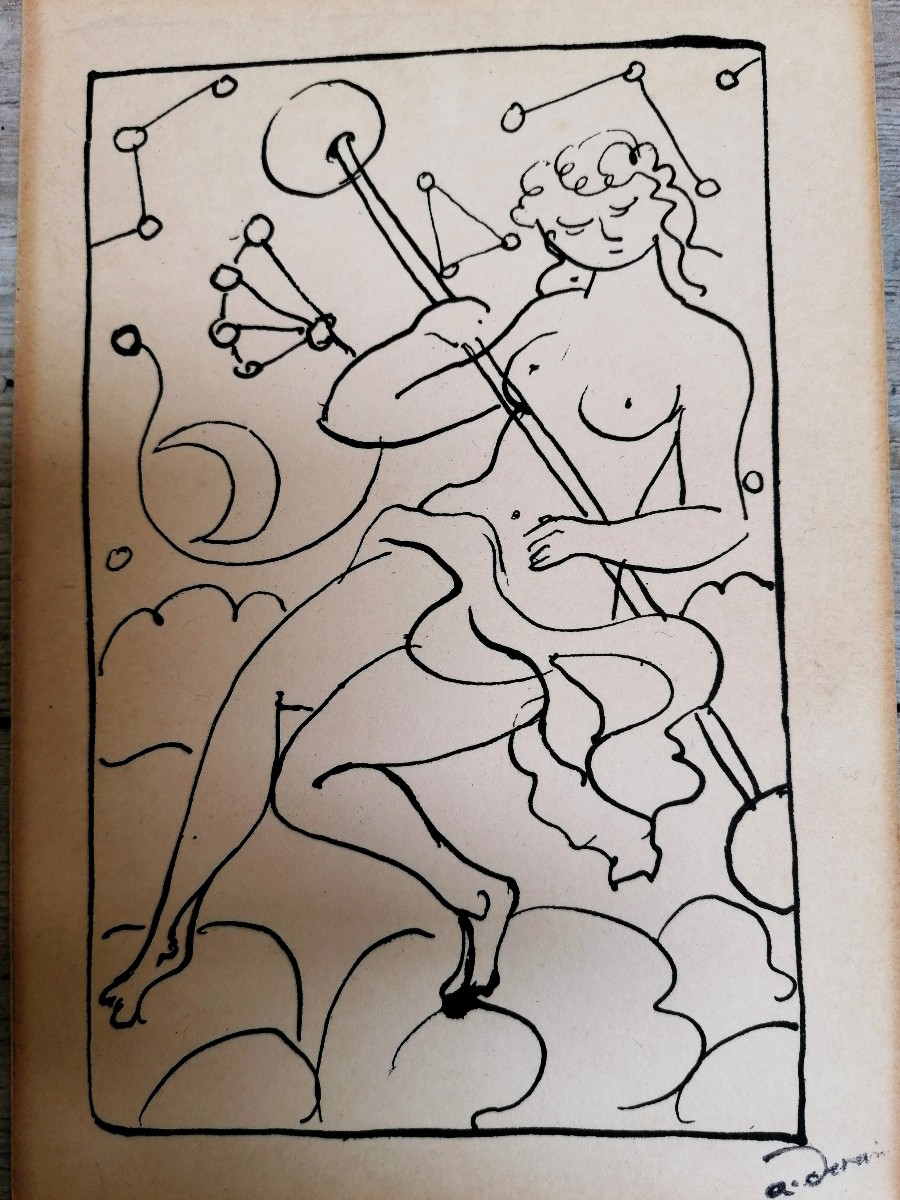 Andre Derain - Engraving - Young Woman In The Clouds -