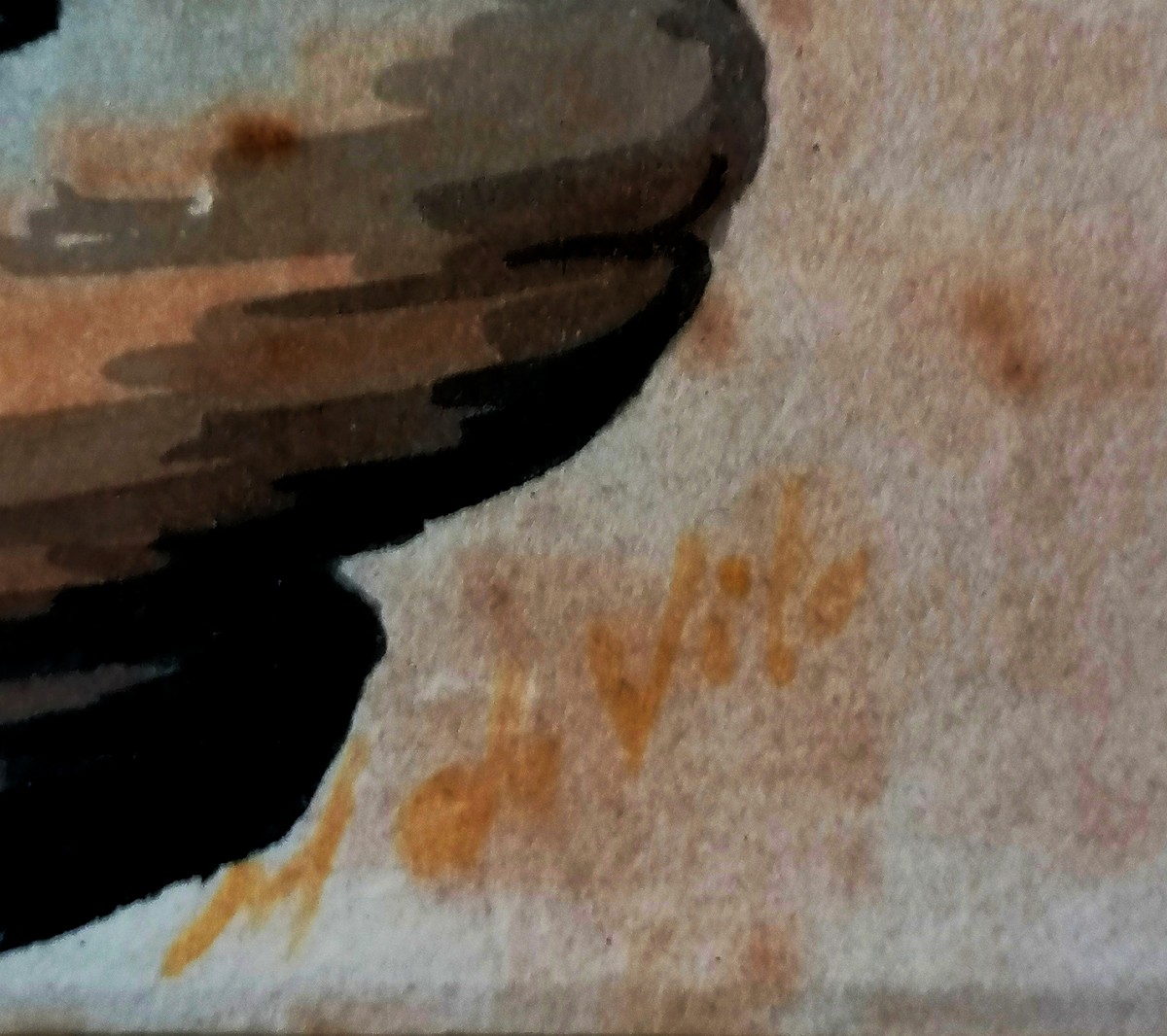 Michela De Vito - Ink And Watercolor - Neapolitan Life And Costume Scene - Circa 1830 - 1/6 --photo-4