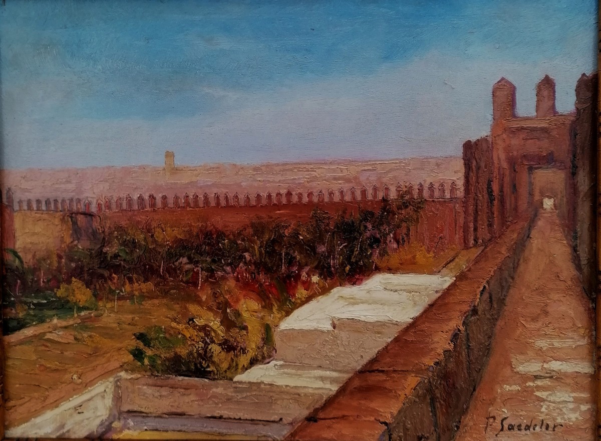 PIERRE DE SAEDELER - LES REMPARTS DE LA KASBAH DES OUDAIA - RABAT - MAROC - HSP - XXEME --photo-2