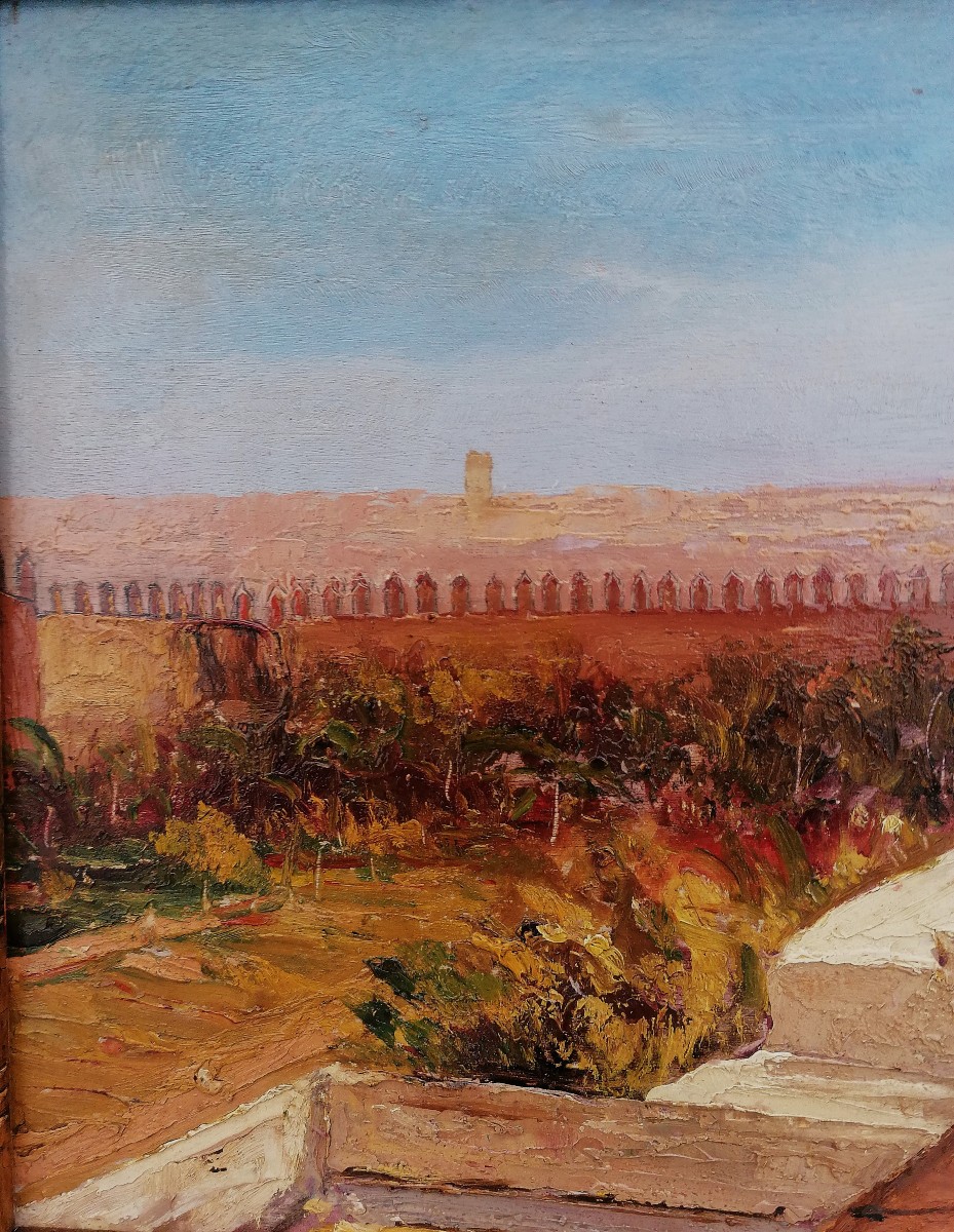 PIERRE DE SAEDELER - LES REMPARTS DE LA KASBAH DES OUDAIA - RABAT - MAROC - HSP - XXEME --photo-4