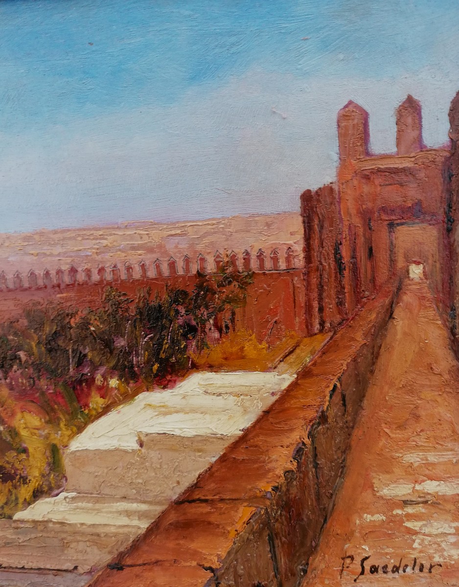 PIERRE DE SAEDELER - LES REMPARTS DE LA KASBAH DES OUDAIA - RABAT - MAROC - HSP - XXEME --photo-1