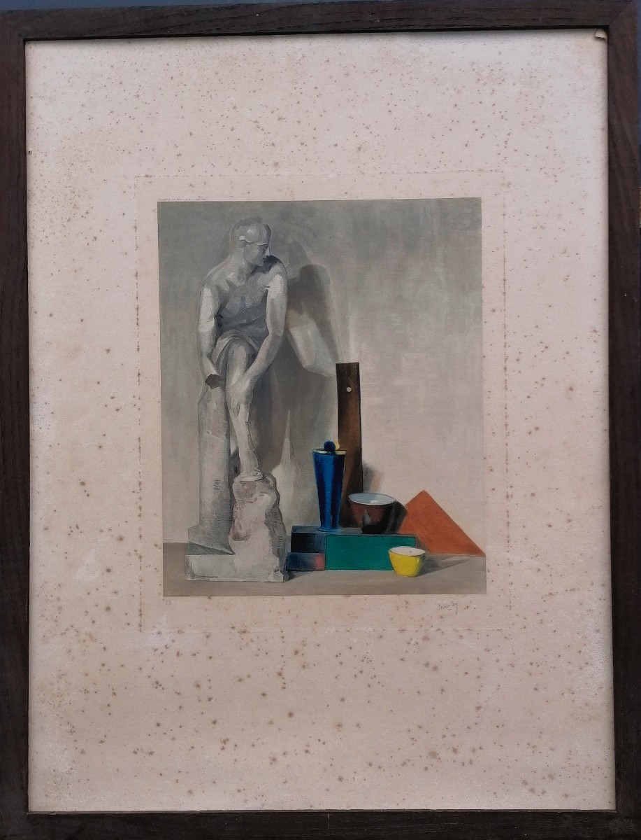 Iwan Cerf - Belgian School - Still Life - Aquatint - 20th Century --photo-4