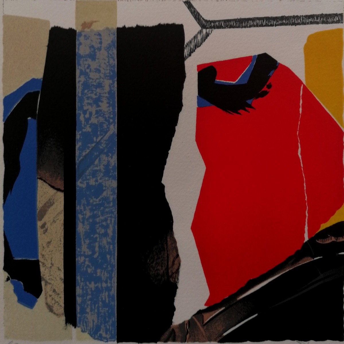 JACQUES FADAT - LITHOGRAPHIE- LA FAILLE DE RONCEVAUX- XXEME --photo-1