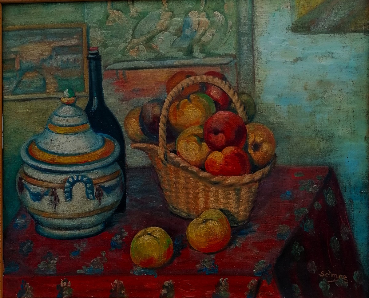Oil On Canvas - Still Life - Post-impressionist - Signed - Early 20th Century