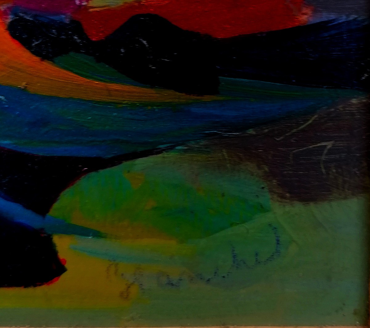 Jean Branchet - Oil Or Acrylic On Paper - 20th Century --photo-3