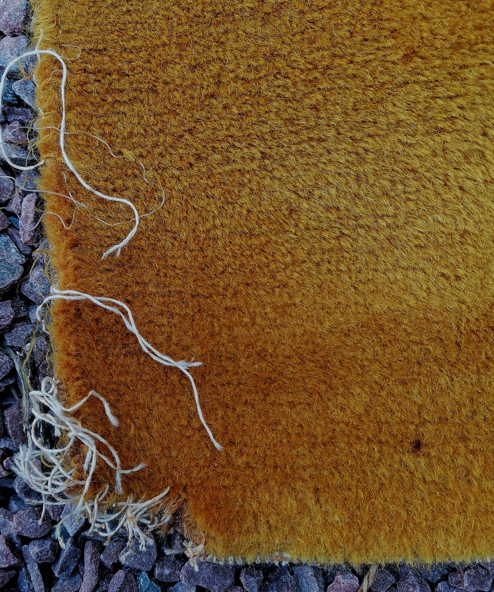 TAPIS PURE LAINE ABSTRAIT DE L'ERE SPATIALE - SUPERBE HARMONIE DES COULEURS - CIRCA 1960-1970 --photo-4