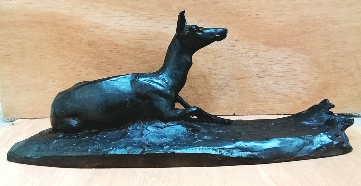 Maximilien Fiot - Lost Wax Bronze - Susse Brothers - Lying Doe -