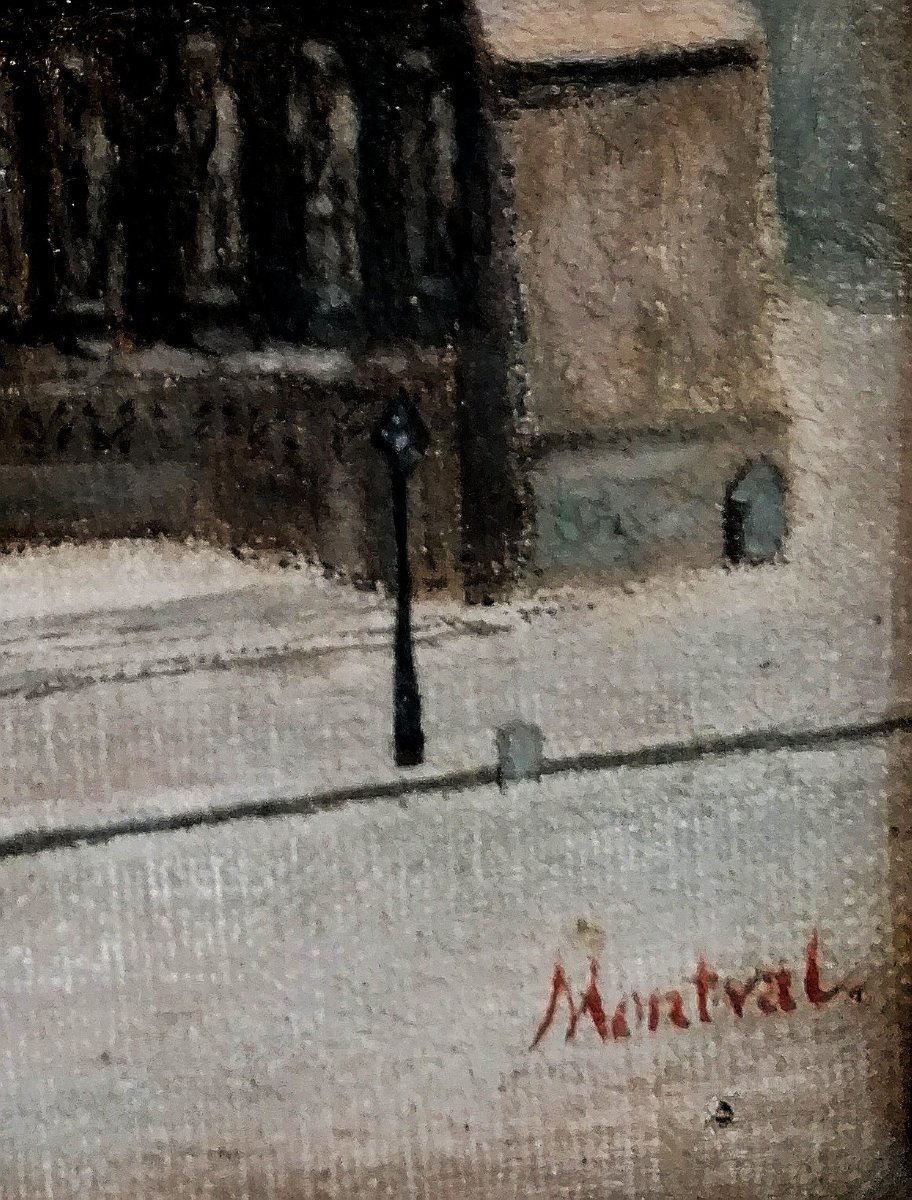 Oil On Canvas - Cathedrale Notre Dame De Reims Avant La 1ere Guerre Mondiale - Signed --photo-2