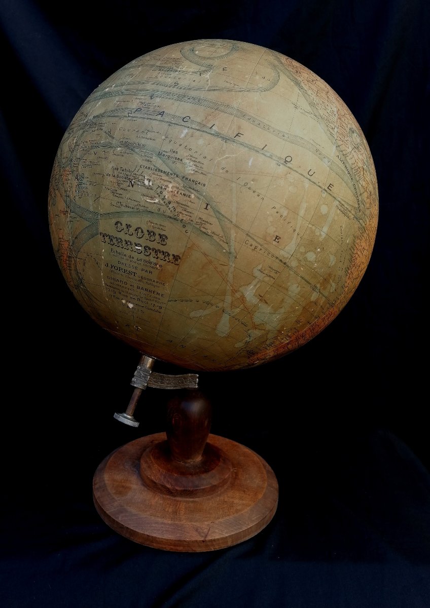 Globe - World Map - Geographe Forest - Girard - Barrere - Paris --photo-4