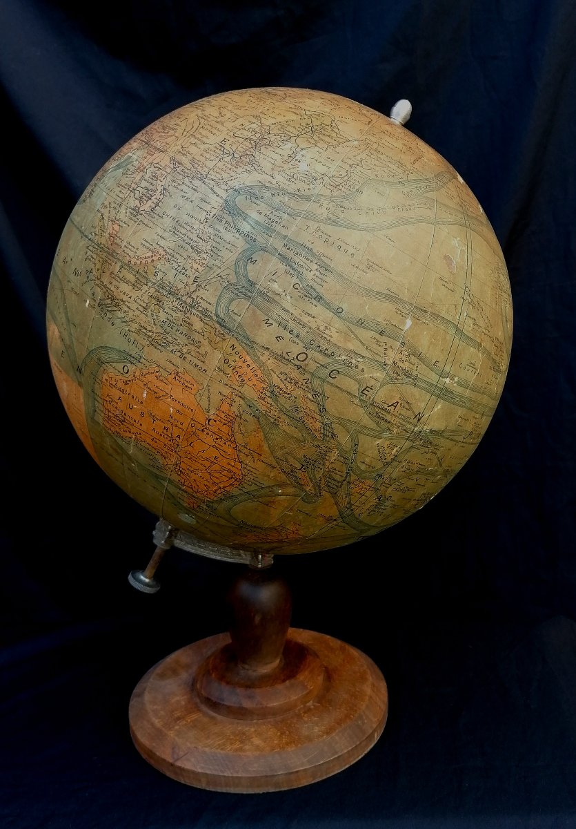 Globe - World Map - Geographe Forest - Girard - Barrere - Paris --photo-3