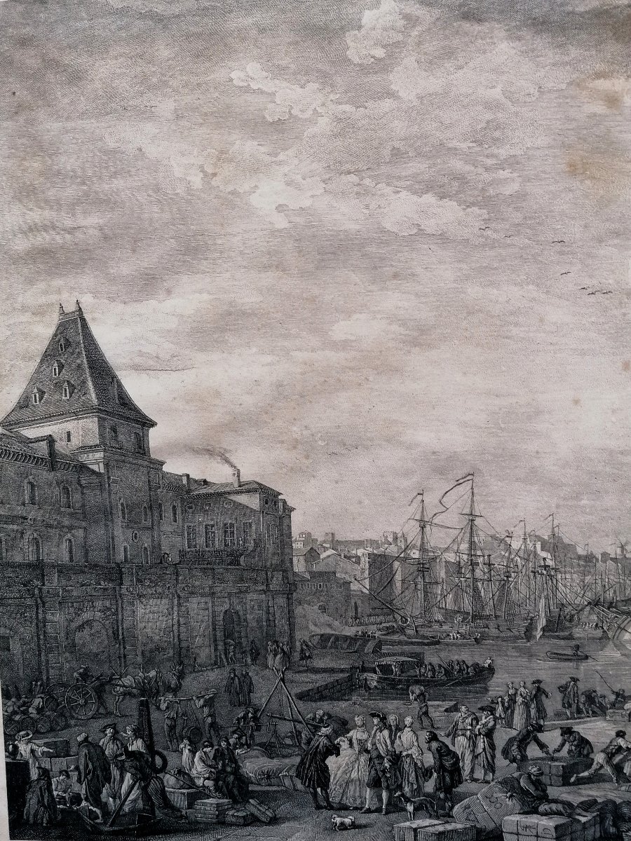 Joseph Vernet - Inside The Port Of Marseille - Watermarks --photo-1