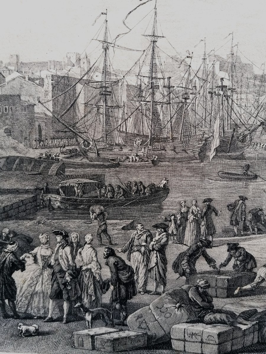 Joseph Vernet - Inside The Port Of Marseille - Watermarks --photo-2