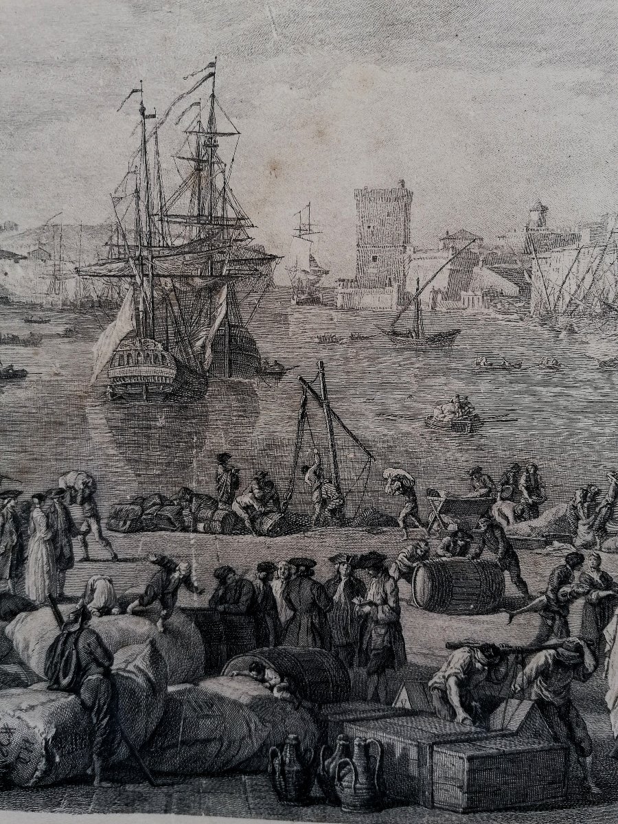 Joseph Vernet - Inside The Port Of Marseille - Watermarks --photo-3