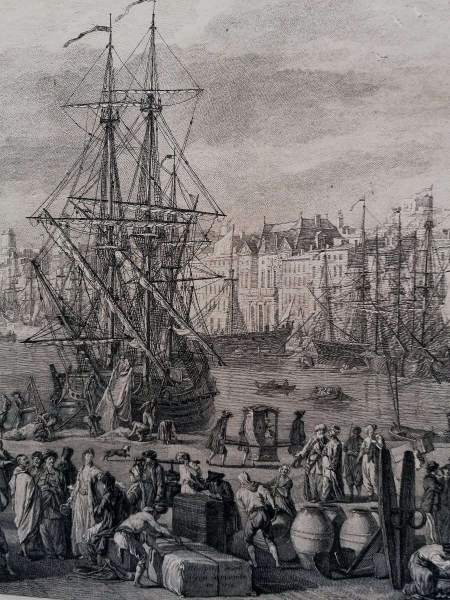 Joseph Vernet - Inside The Port Of Marseille - Watermarks --photo-4