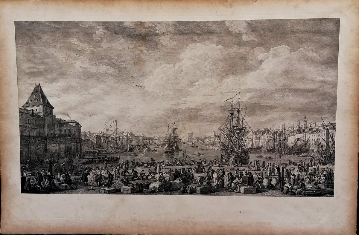 Joseph Vernet - Inside The Port Of Marseille - Watermarks -